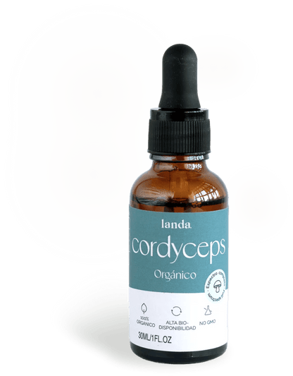 Hongo Cordyceps de Landa Adaptógenos | Estimula la oxigenación celular, apoya el sistema inmune | 30ml de Alta Biodisponibilidad