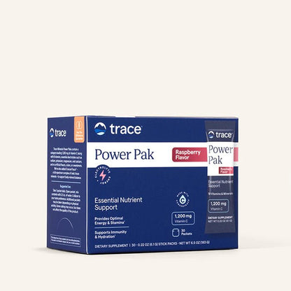 Electrolitos en Polvo PowerPak de Trace Minerals - Vitaminas C, B6, B12 y Minerales Esenciales para potenciar la Energía | Gran Variedad de Sabores con 30 Sobres  c/u