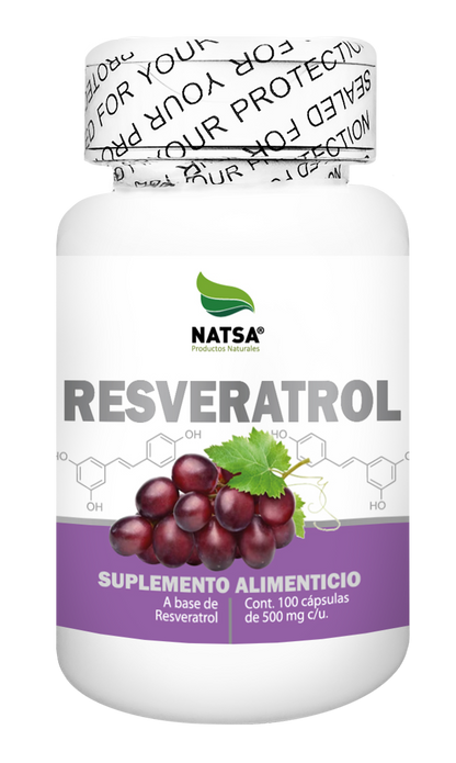 Resveratrol | Natsa | Antioxidante Natural | 100 cápsulas