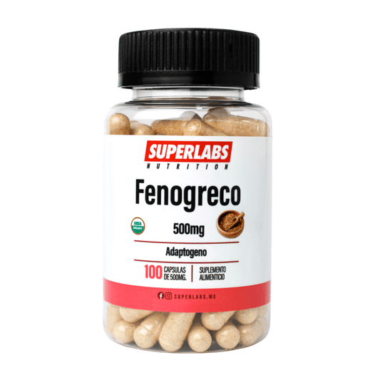 Fenogreco 500 mg Superlabs | Favorece la saciedad natural, apoya la función digestiva | 100 cápsulas