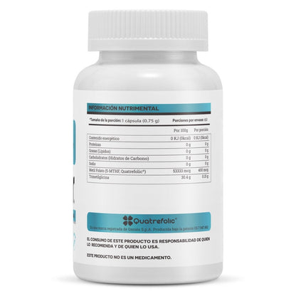 Folixol Metil Folato Matter | Apoyo cardiovascular| 60 cápsulas