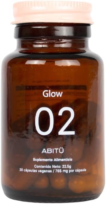 Shiitake Biotina Ácido Hialurónico 765mg Glow Abitü | Piel Radiante | 30 Cápsulas veganas
