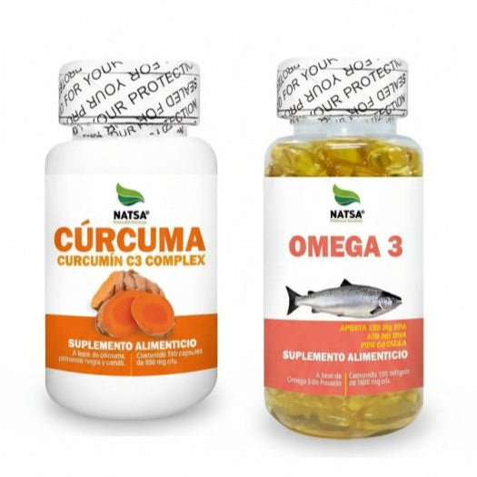Omega 3 + Cúrcuma | Kit Alivio del Dolor