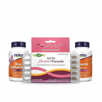 Inositol + Isoflavonas de Soya + Extracto de Cohosh Negro| Kit Menopausia