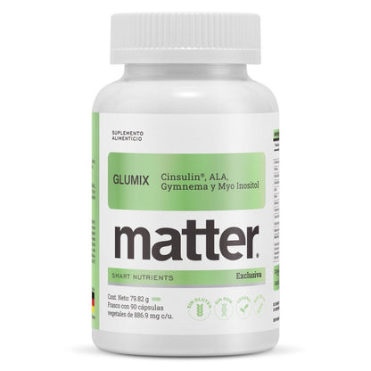 Inositol + ALA Glumix de Matter | Apoya el metabolismo, menos fatiga post comida | 90 cápsulas