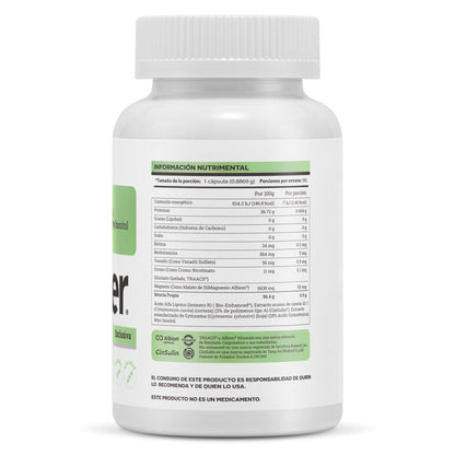 Inositol + ALA Glumix de Matter | Apoya el metabolismo, menos fatiga post comida | 90 cápsulas