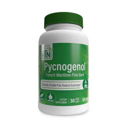 Pycnogenol 50 mg de Health Thru Nutrition | Apoyo articular, Refuerzo inmunológico | 30 cápsulas Blandas