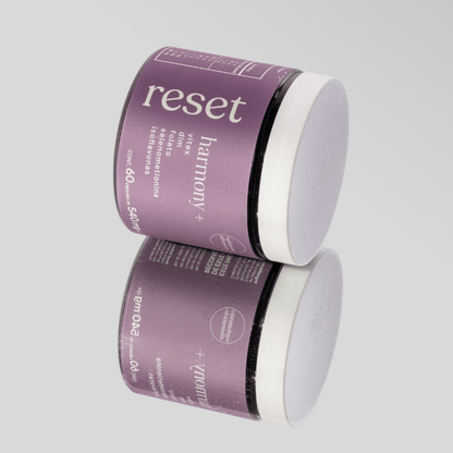 Vitex Agnus Castus, DIM, isoflavonas de soya, selenio y vitamina B9 | Harmony+ de Reset | 90 Cápsulas