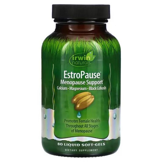 EstroPause Menopause Support de Irwin Naturals | Equilibrio hormonal | 80 Cápsulas