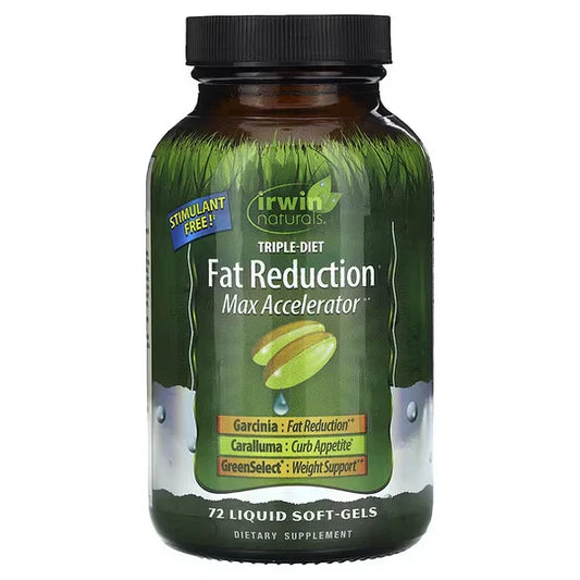 Fat Reduction Max Accelerator de Irwin Naturals con Sinetrol: Acelerador de Reducción de Grasa y Metabolismo Mejorado | 72 Cápsulas