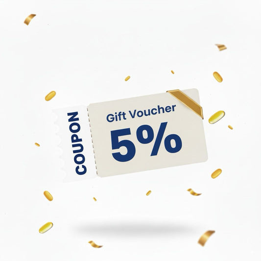 Cupón 5% para usar en tu próxima compra