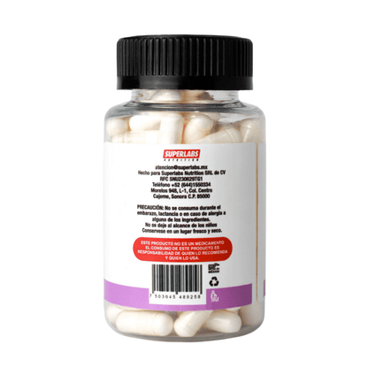 Inositol 500 mg Superlabs | Favorece el equilibrio general del organismo | 100 cápsulas