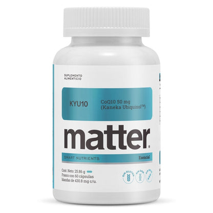 Kyu10 Ubiquinol CoQ10 Matter | Energía Celular | 60 cápsulas