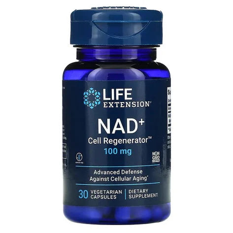 NAD suplemento | NAD + regenerador celular 100 mg de Life extension | Regeneración celular - Longevidad y Vitalidad | 30 cápsulas vegetarianas