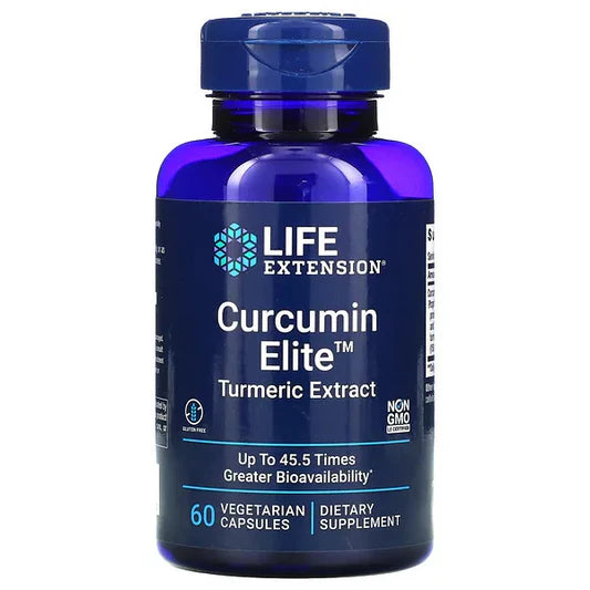 Extracto de Cúrcuma 500mg de Life Extension | Apoyo de la función Cardiovascular | 60 cápsulas vegetarianas