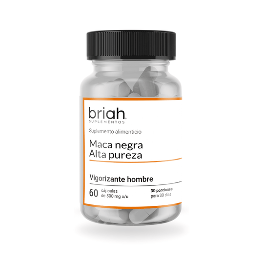 Maca negra peruana | Energía y vitalidad masculina | 60 Cápsulas