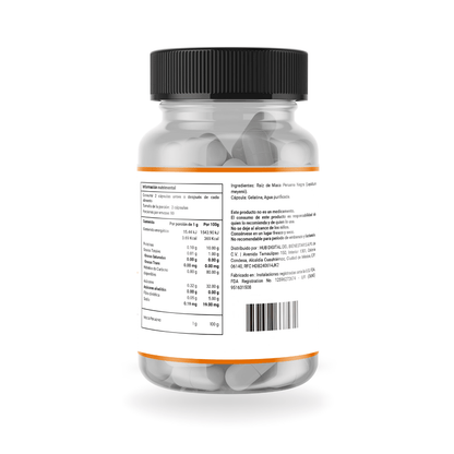 Maca negra peruana | Energía y vitalidad masculina | 60 Cápsulas