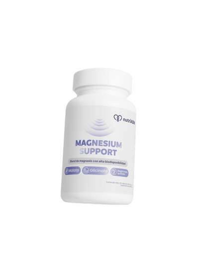 Magnesio quelado, Magnesium Support de nutriADN | Promueve el equilibrio neurológico | 60 cápsulas