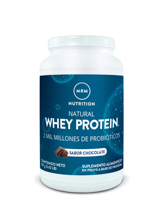 Proteína Whey con Probióticos de MRM Nutrition sabor Vainilla y Chocolate | Aumento de masa muscular, Rendimiento físico | 917g