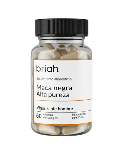 Maca negra peruana | Energía y vitalidad masculina | 60 Cápsulas