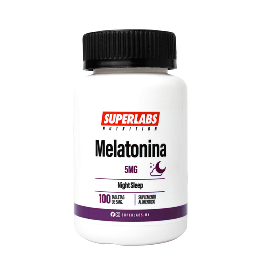 Melatonina 5 mg, Superlabs | Ideal para complementar hábitos saludables de sueño | 100 Tabletas