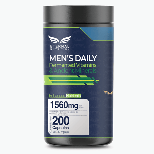 Multivitamínico para Hombre 1560 mg Eternal | Fortalece la función inmunológica y energía diaria | 200 cápsulas