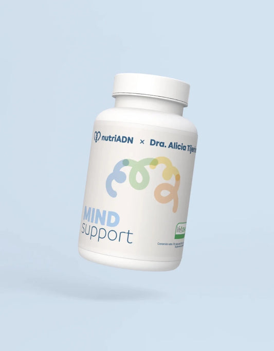 Mind Support de NutriADN Bitartrato de Colina y DHA | Fórmula para memoria, concentración y rendimiento cognitivo | 60 cápsulas