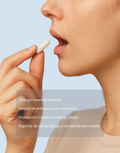 Mind Support de NutriADN Bitartrato de Colina y DHA | Fórmula para memoria, concentración y rendimiento cognitivo | 60 cápsulas