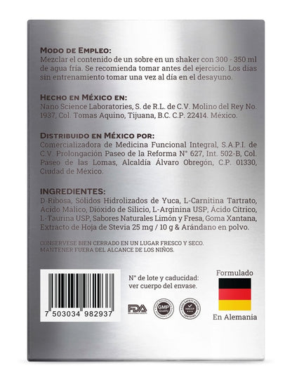 D-Ribosa Mito Fuel de Matter | Favorece la recuperación muscular | 20 sobres de 10 gr