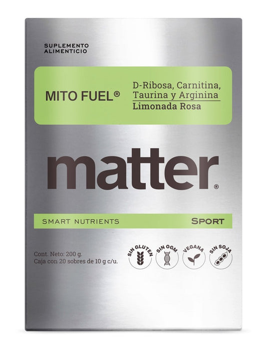 D-Ribosa Mito Fuel de Matter | Favorece la recuperación muscular | 20 sobres de 10 gr