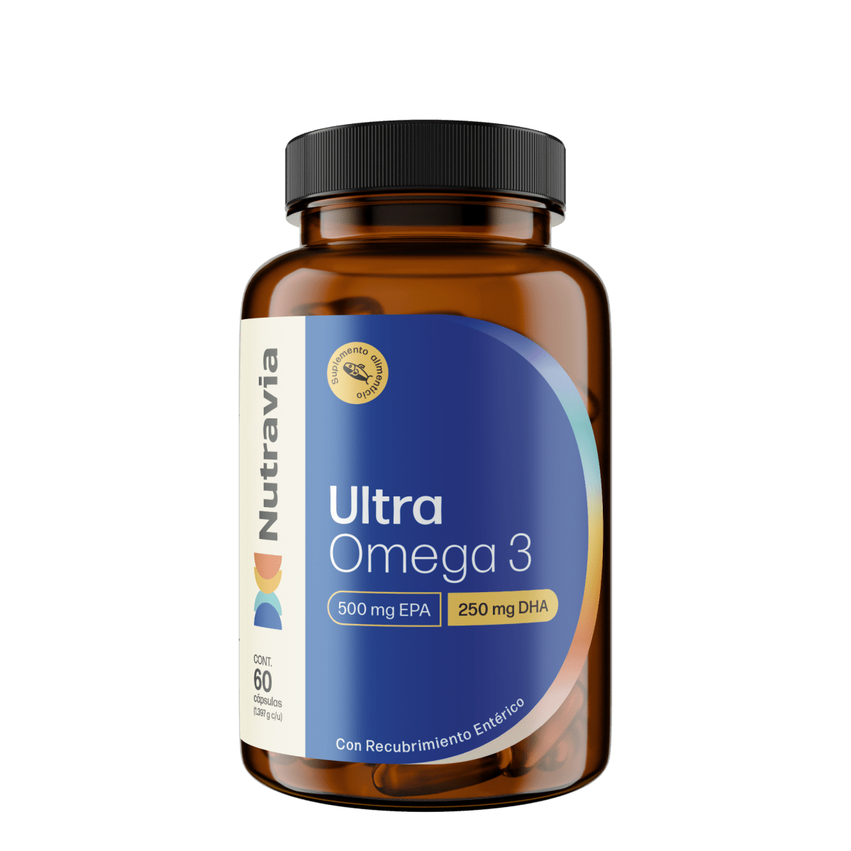 Omega 3 Ultra 500 mg EPA / 250 mg DHA para Corazón y Mente | Nutravia