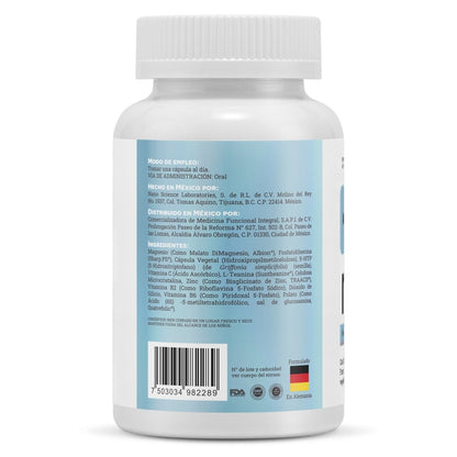 5-HTP + L-teanina, Moody de Matter | Contribuye enfoque, manejo del estrés  | 60 cápsulas
