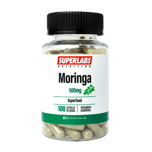 Moringa 500mg Superlabs | Contribuye al bienestar intestinal diario | 100 cápsulas