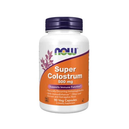 Calostro de Now Foods 500 mg | Refuerzo de la respuesta Inmunológica | 90 cápsulas