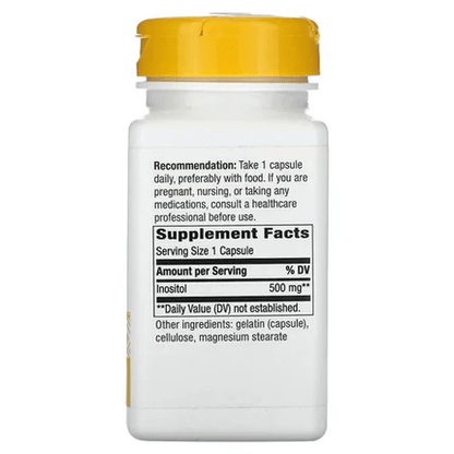 Inositol 500 mg de Nature's Way  | Contribuye a aliviar el estrés y la ansiedad | 100 cápsulas veganas