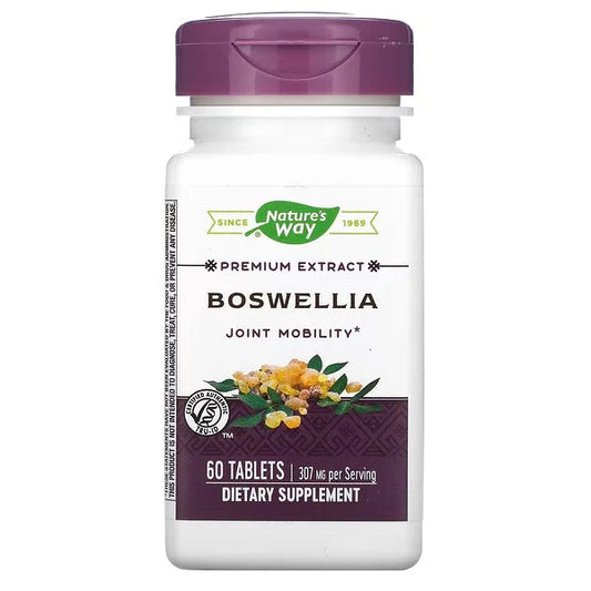 Extracto de Boswellia Premium 307mg de Nature's Way  | Fortalecimiento de las articulaciones | 60 cápsulas veganas