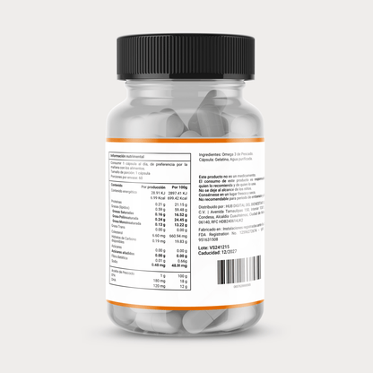 L Treonato de Magnesio + Omega 3 de espectro completo |  Kit de Suplementación Enfoque de Briah