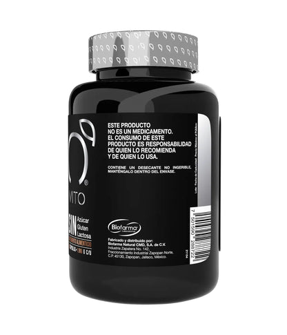 DUO: Omega 3 - Aceite de Salmón con EPA y DHA 1916g por cápsula de Vito | Apoyo de la función cerebral, cardiovascular, cutánea e inmunitaria | DUO 180 cápsulas