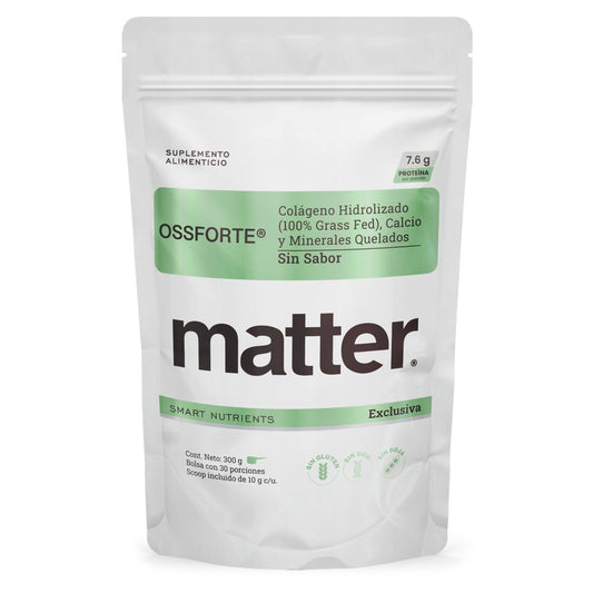 Colágeno, Ossforte de Matter | Apoya huesos y articulaciones | Polvo 300 g
