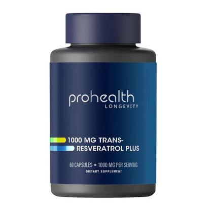 Trans-Resveratrol Plus de ProHealth| Bienestar Celular | 60 cápsulas vegetales
