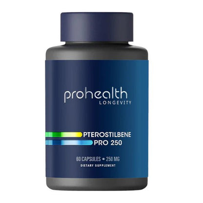 Pterostilbeno Pro 250 mg | Bienestar metabólico y cerebral | 60 Cápsulas