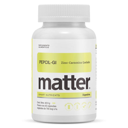 Zinc Pepcil GI de Matter | Bienestar digestivo, favorece la mucosa gástrica | 60 cápsulas