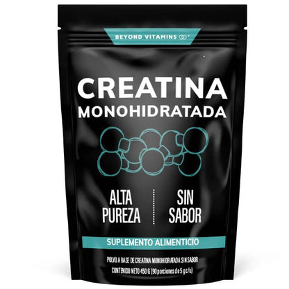 Creatina Monohidratada de Beyond Vitamins | Alta Pureza | 450 g