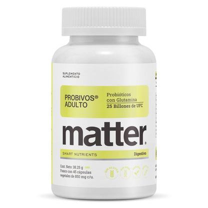 Probióticos Probivos Adulto de Matter | Apoya la flora y la función intestinal | 45 cápsulas