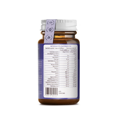 Bacopa + Tomillo + Vitaminas y Zinc 800mg Idea de Tiba Salud | Ayuda a mejorar la memoria y la concentración, favoreciendo el rendimiento cognitivo | 30 cápsulas vegetales