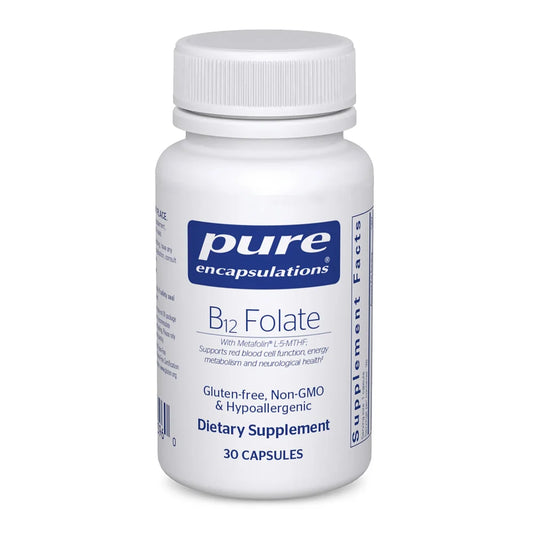 B12 + Folato Activo Pure Encapsulations | | 60 cápsulas