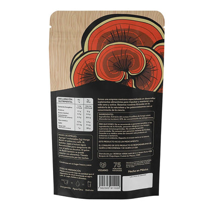 Reishi - Hongo Adaptógeno de Quenut | Apoyo contra el Estrés - Promueve buen Sueño y Descanso | Bolsa de 75g