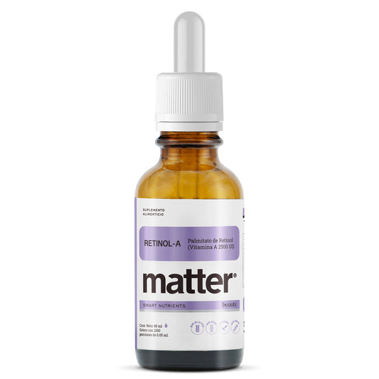 Palmitato de Retinol Vitamina A 2500 UI Retinol-A Matter 60 ml | Apoyo para la Salud de la Piel