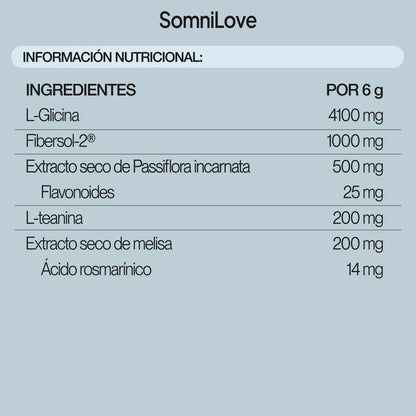 SomniLove de IVB | Glicina, extractos de plantas y L-teanina | 180 gr