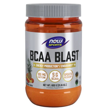 BCAA Blast Tropical Punch Now Sports | Resistencia y recuperación | 340 g
